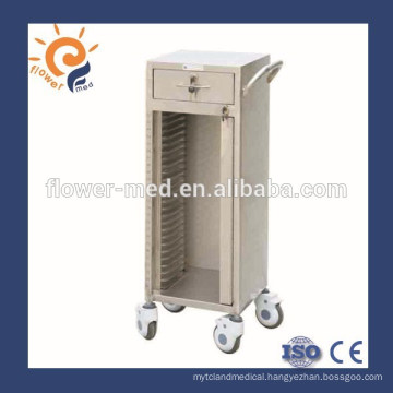 FC-43 Hospital Stainless Steel Case History Folder Trolley